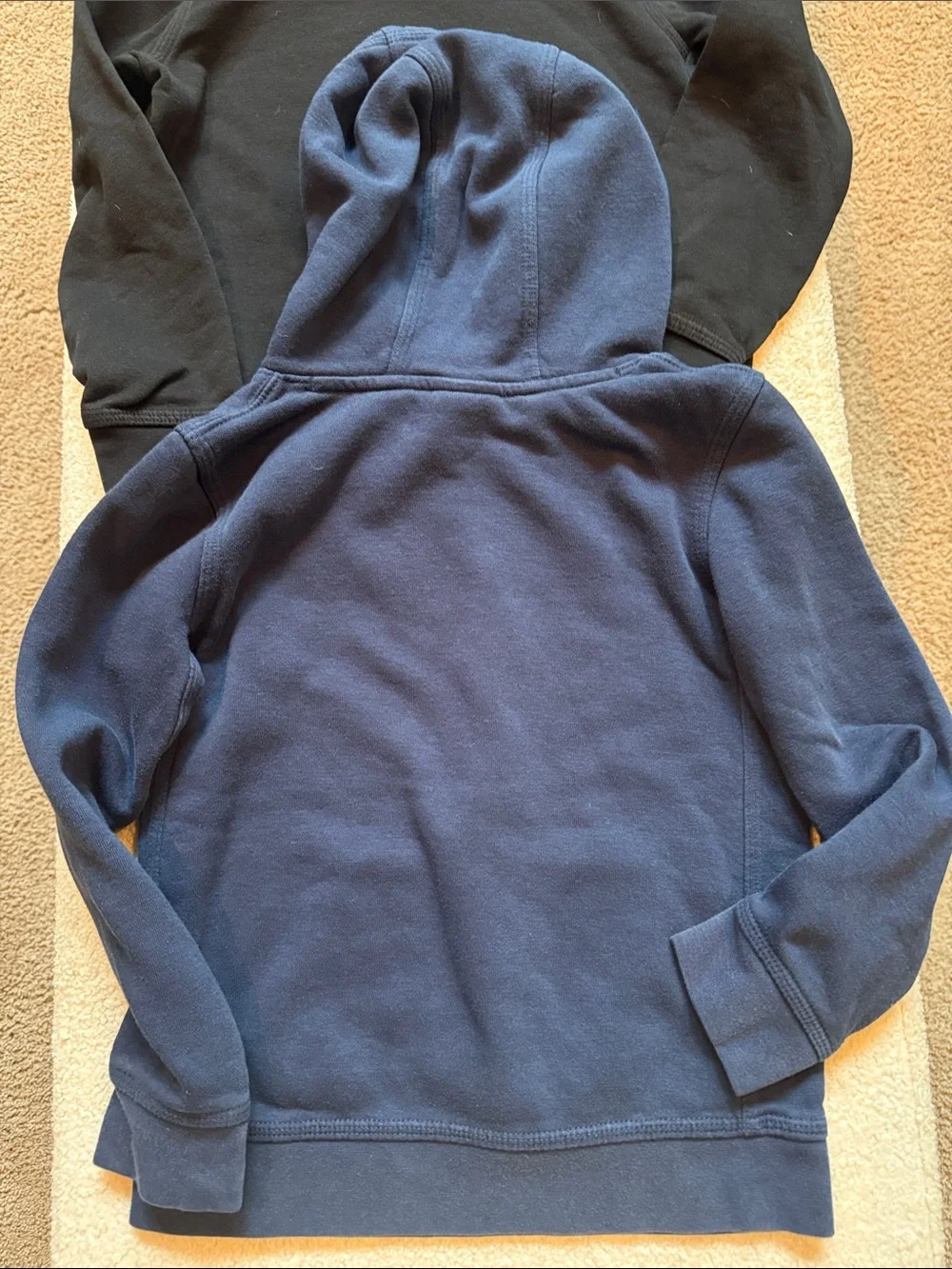 🔥Bundle of 3 Nike Kids Sweater Hoodie pullover! Sz 6-7 / S. Gray,Black,Blue.